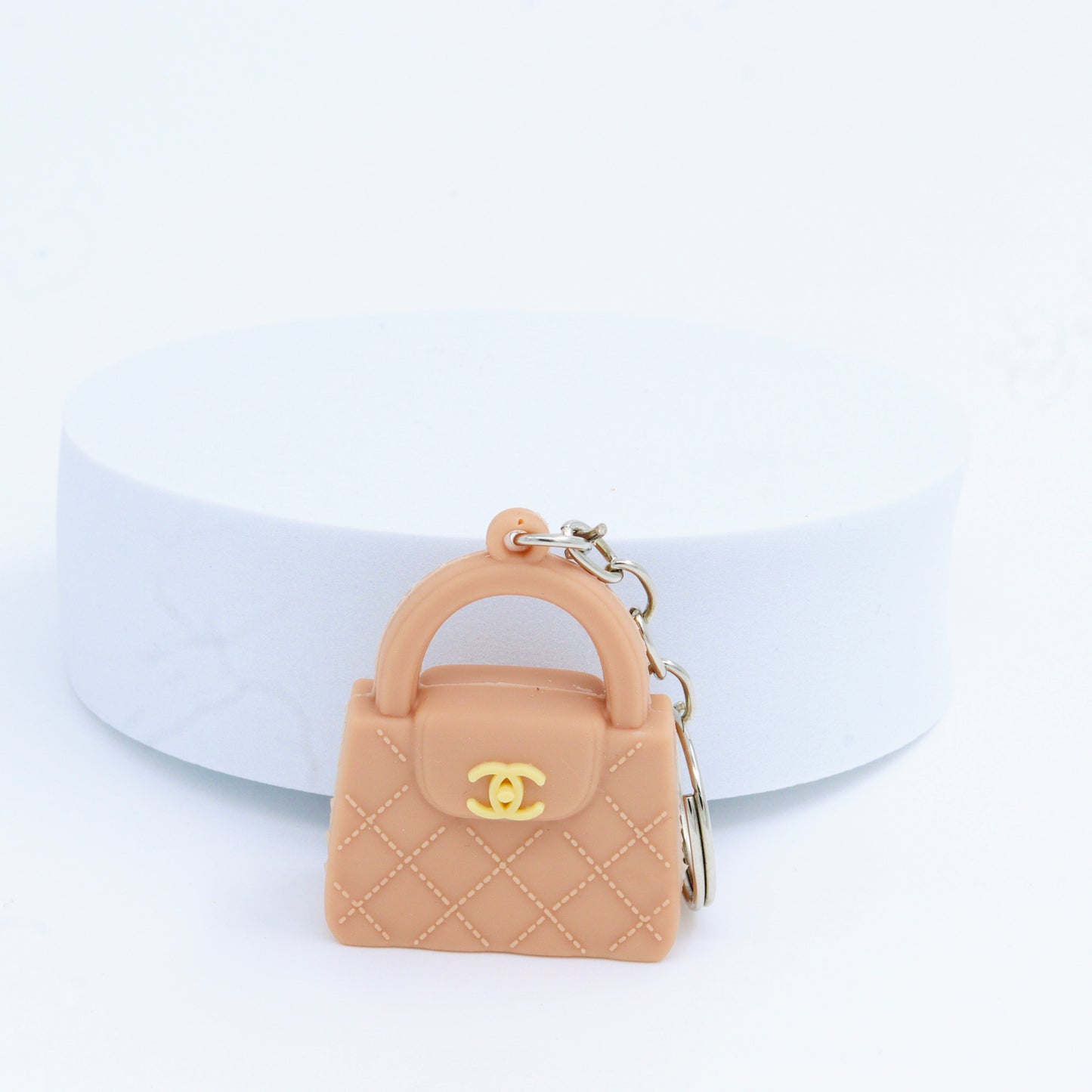 Light Brown Purse Keychain