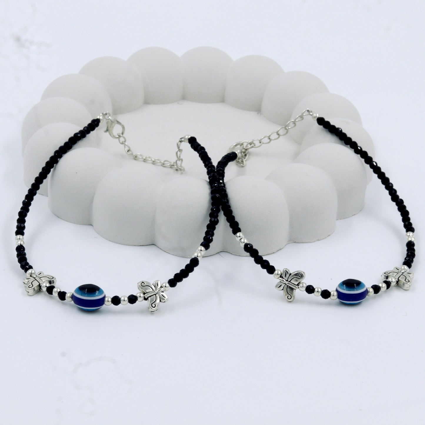Stylish & Trendy Evil Eye Anklet(2 pieces)