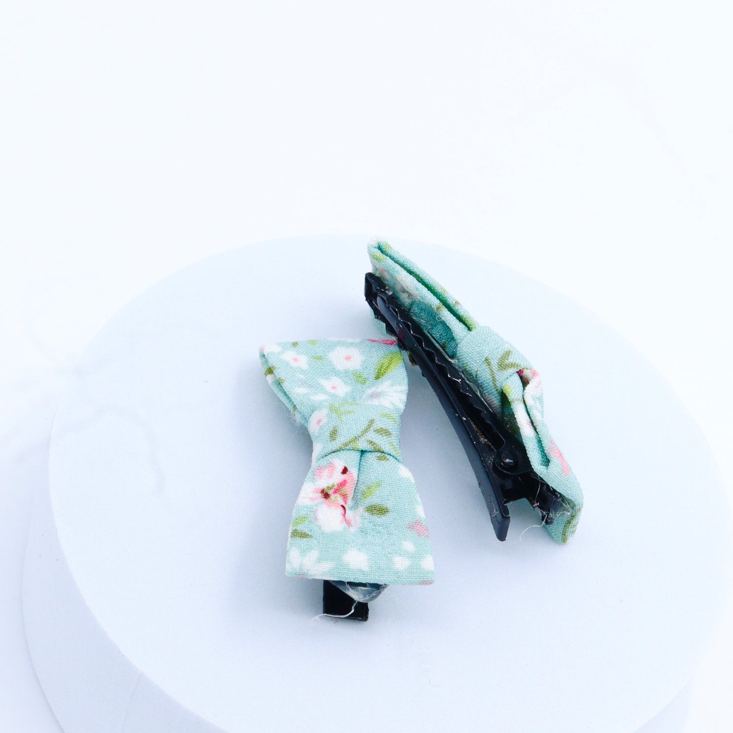 Blue Bow Baby Hair Clips