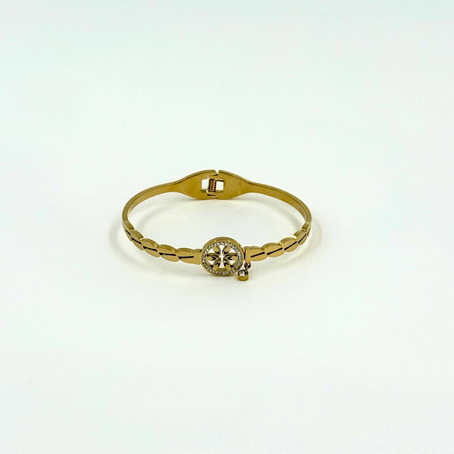 Fashionable Gold-Plated Stainless-Steel Bracelet for Girl/Women