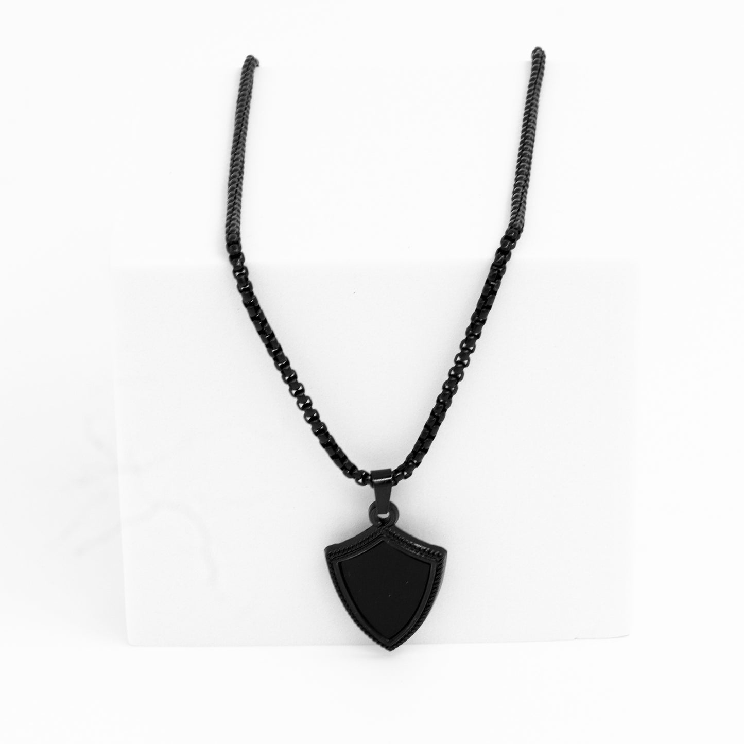 Streetsoul Shield Black Pendant