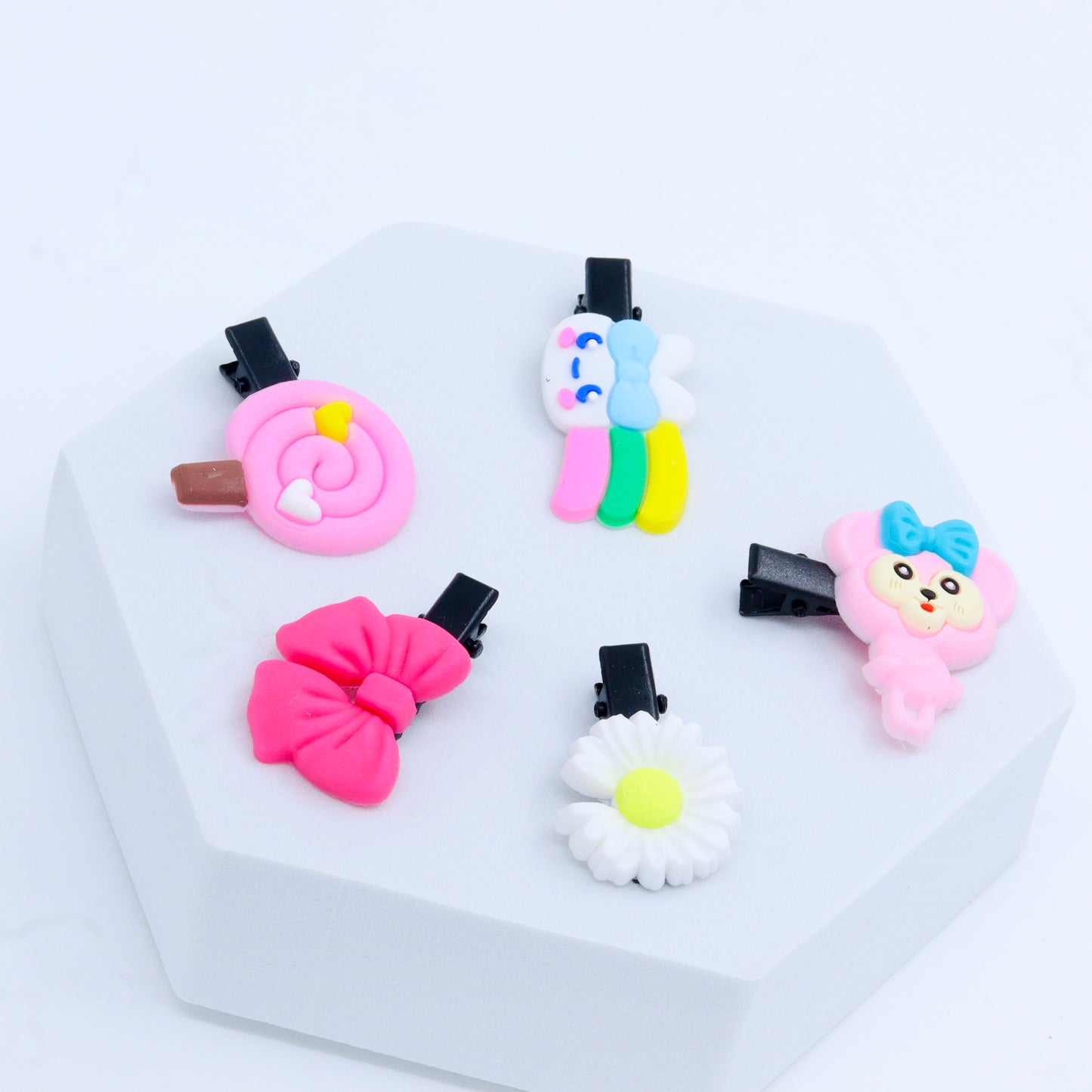 Cute 5 Pieces Bow Baby Hair Clips