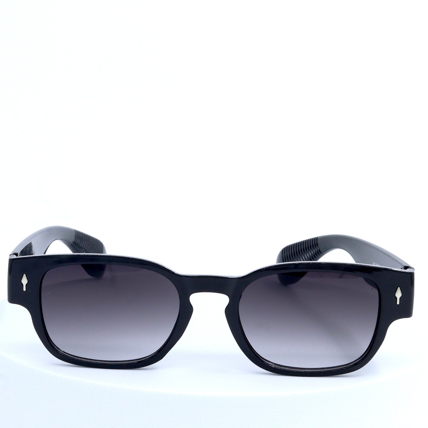 Trendy Unisex Black Frame with Black Shade Sunglasses