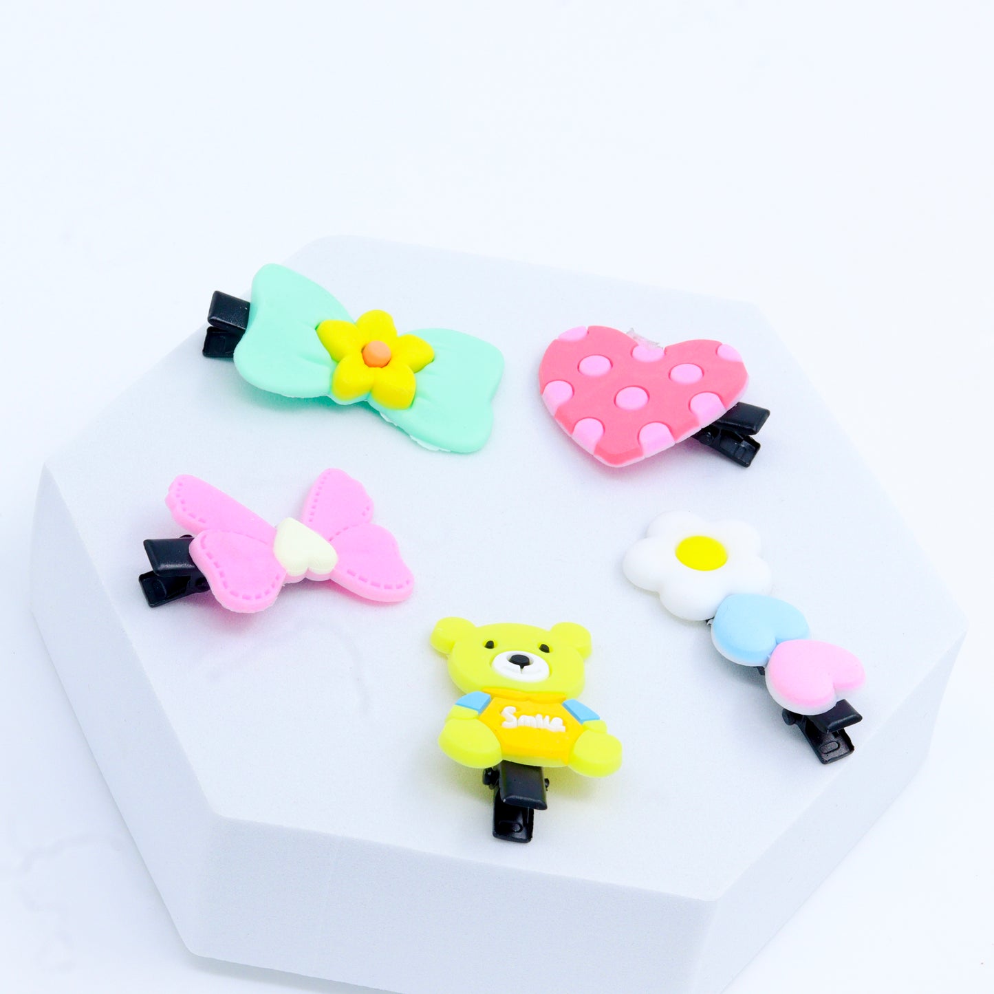 Cute 5 Pieces Bow Baby Hair Clips