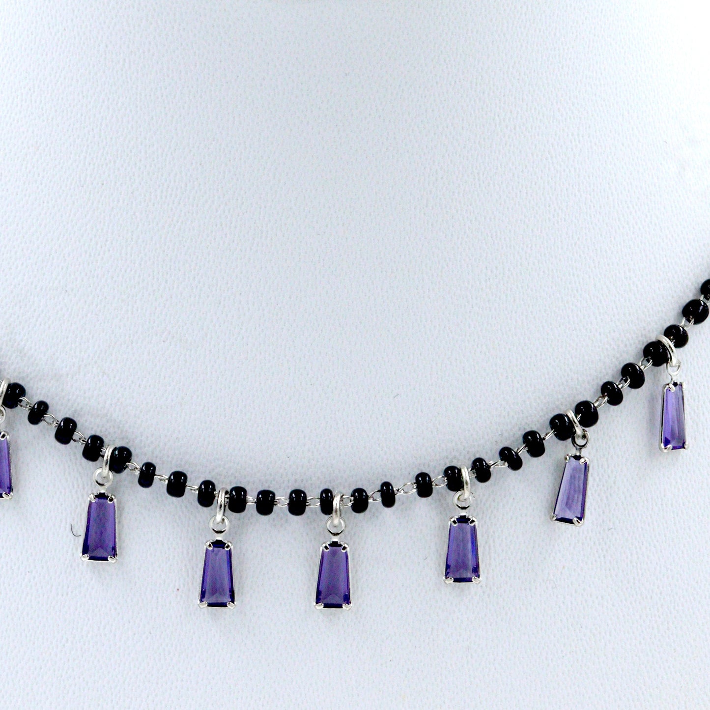 Purple Silver Pendant