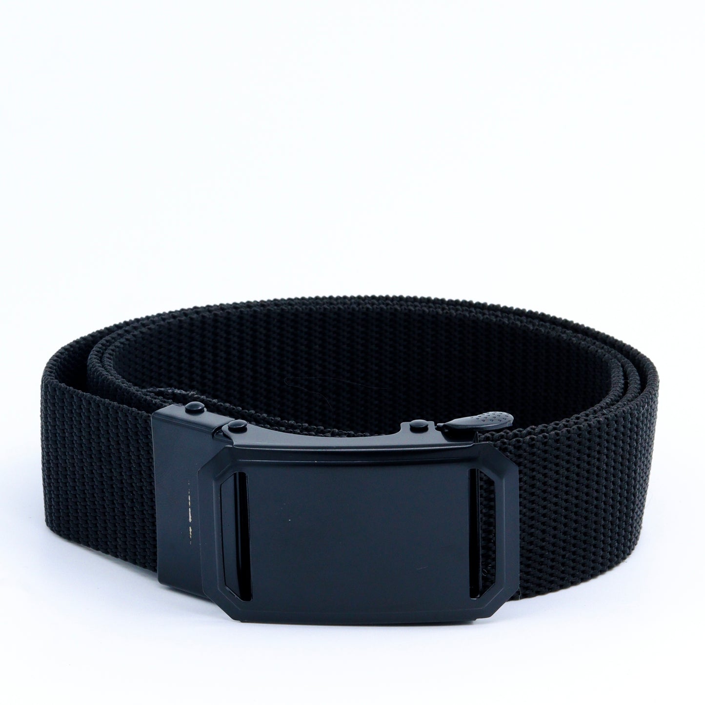 Men's Nylon Fabric Belt, Metal Flap Buckle