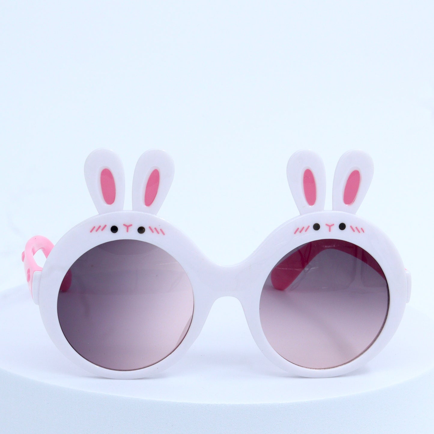 Kids Rabbit Sunglass White-Pink