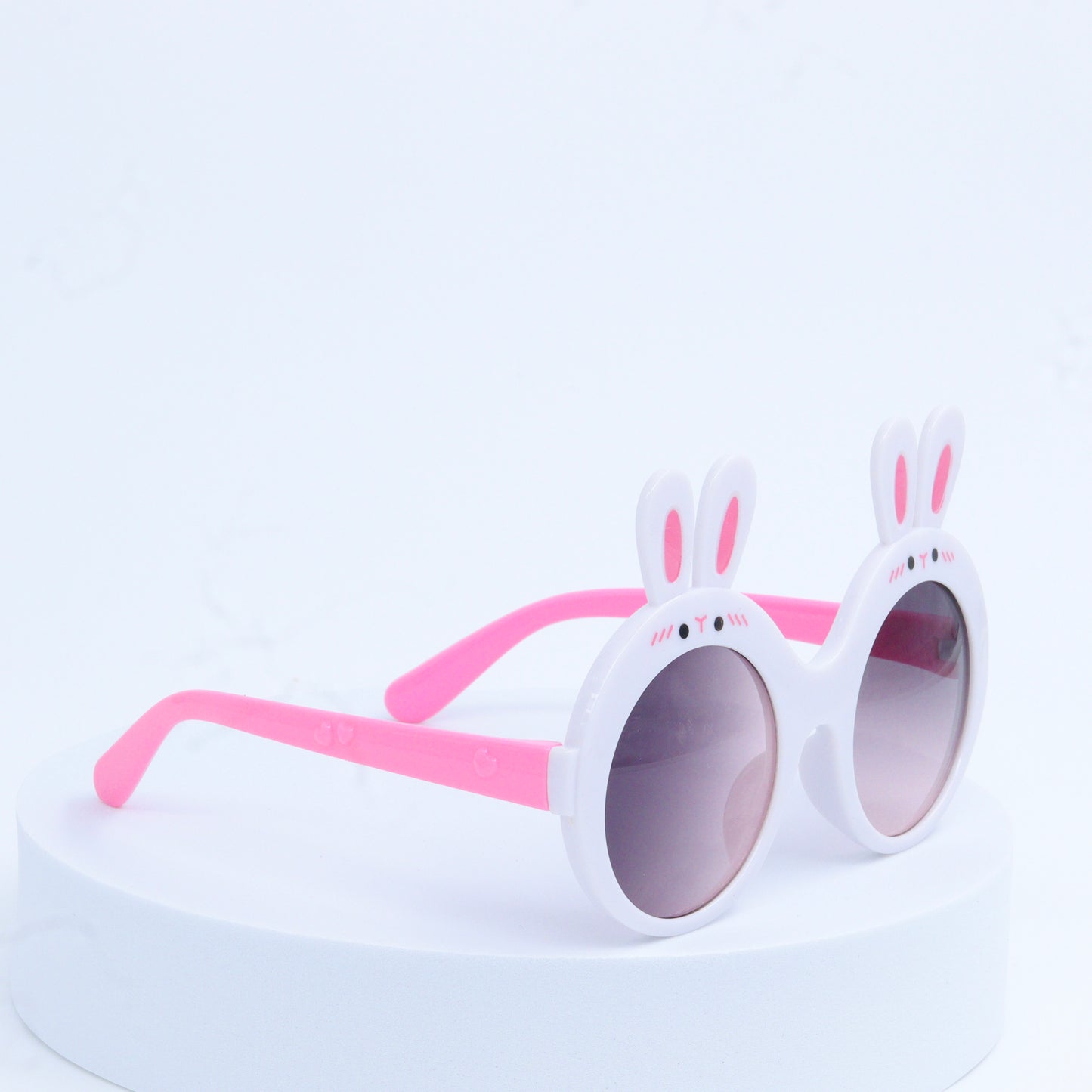 Kids Rabbit Sunglass White-Pink