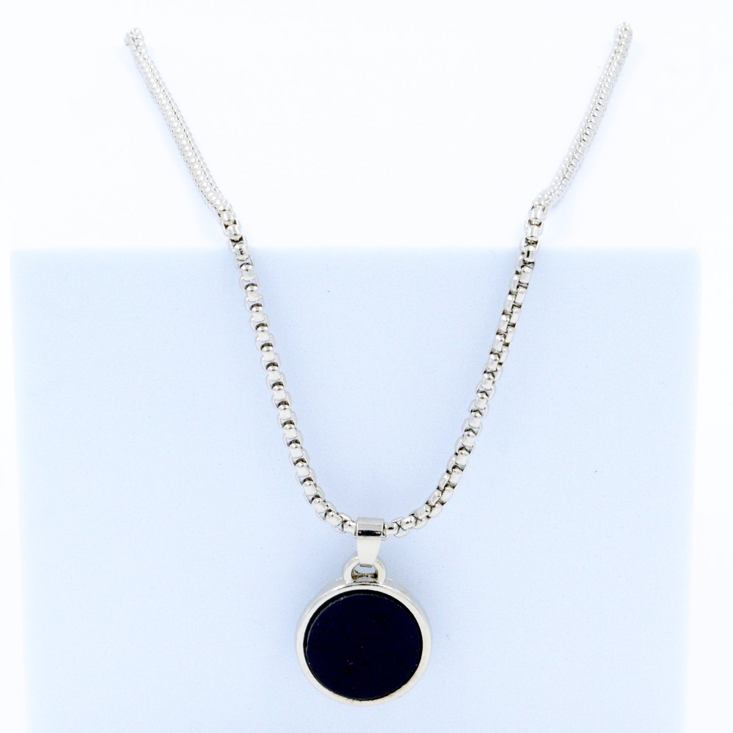 Black Round Necklace