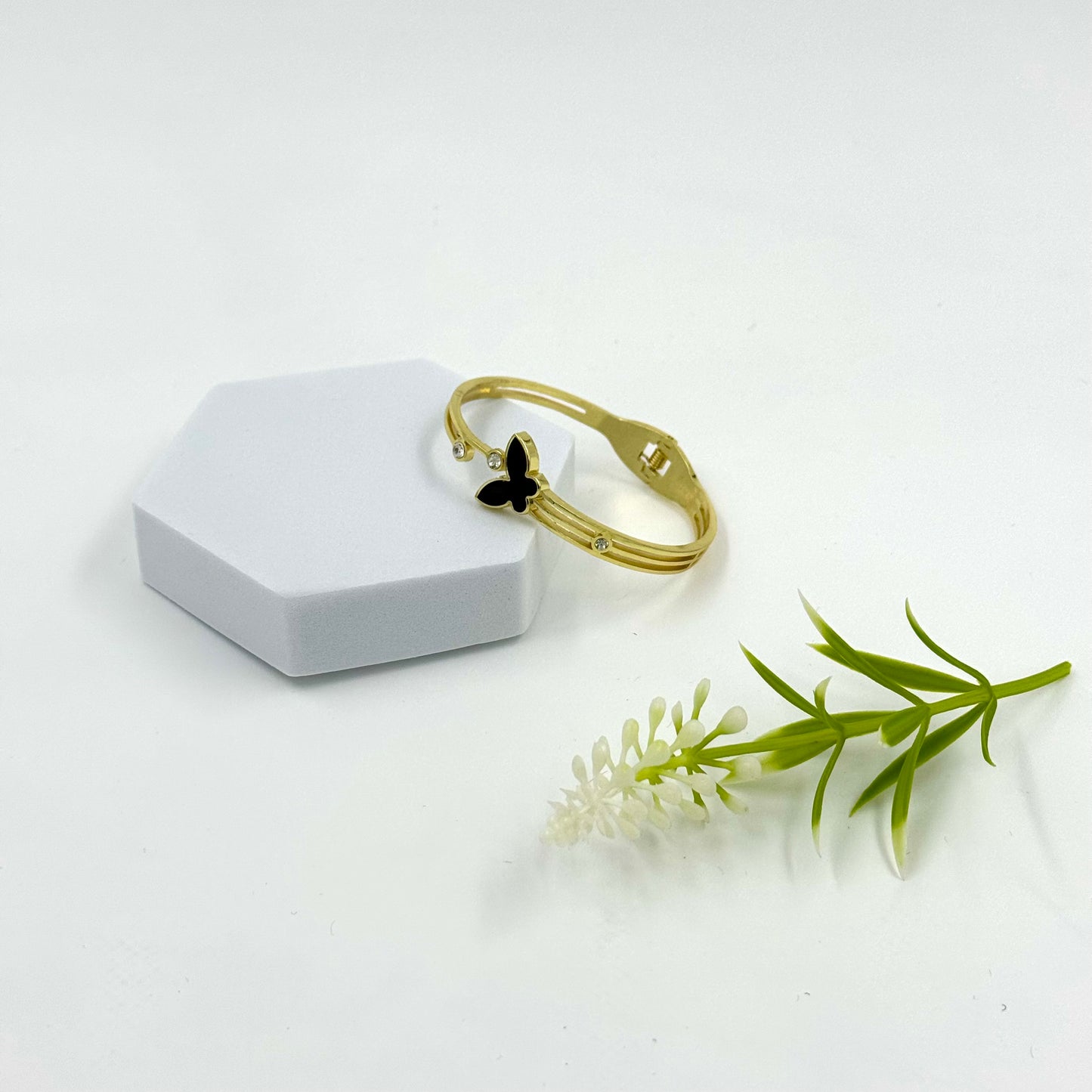 High Quality Stainless Steel Anti Tarnish Butterfly Kada/Bangle for girls