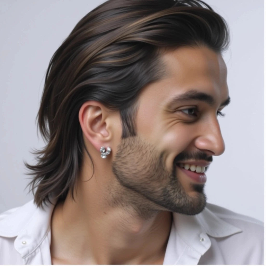 MEN STUD EARRING
