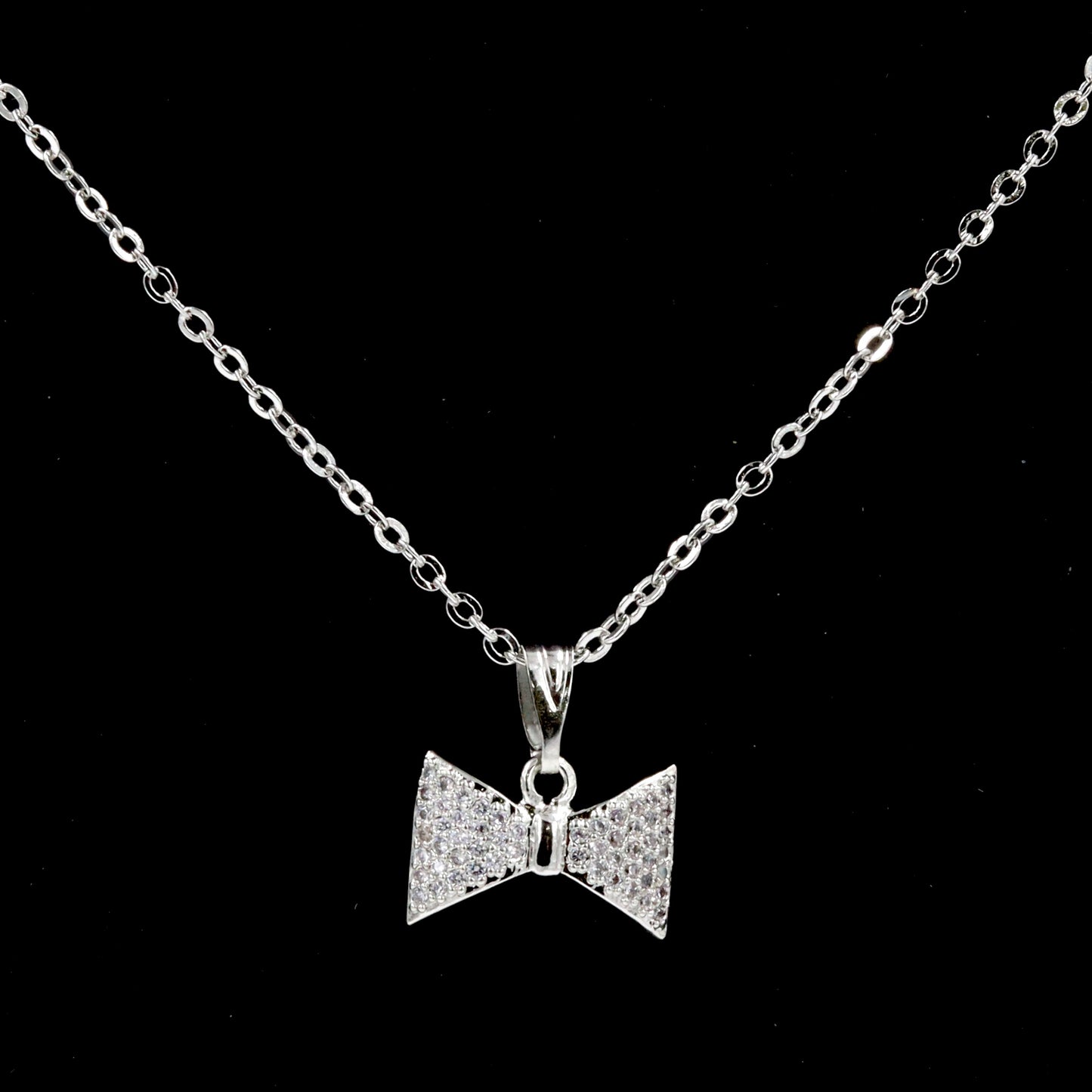 Bow Silver Pendant