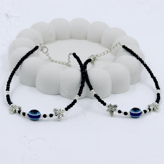 Stylish & Trendy Evil Eye Anklet(2 pieces)
