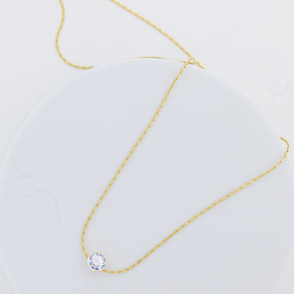 Round Gold Pendant