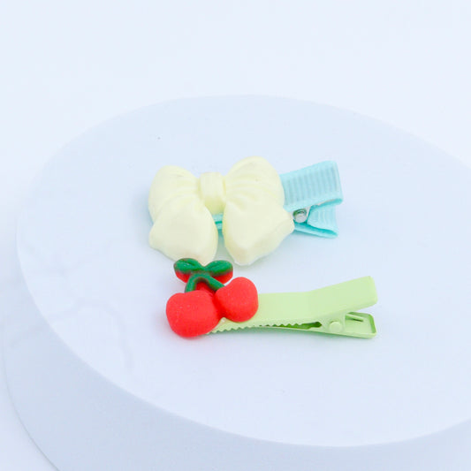 2 Pieces Bow Baby Hair Clips