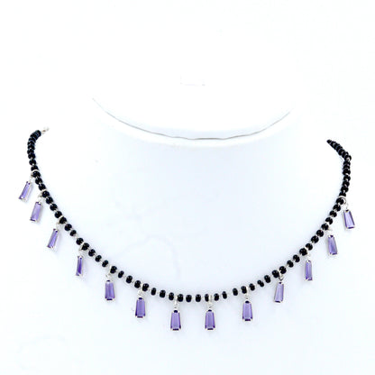 Purple Silver Pendant