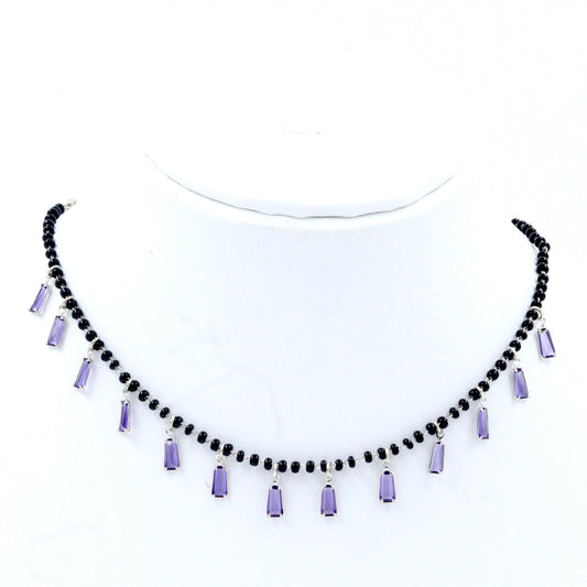 Purple Silver Pendant