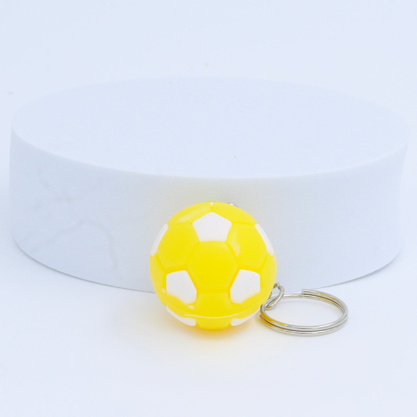 Yellow Ball Keychain