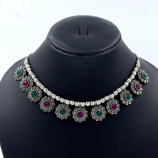 Trendy Oxidized Necklace