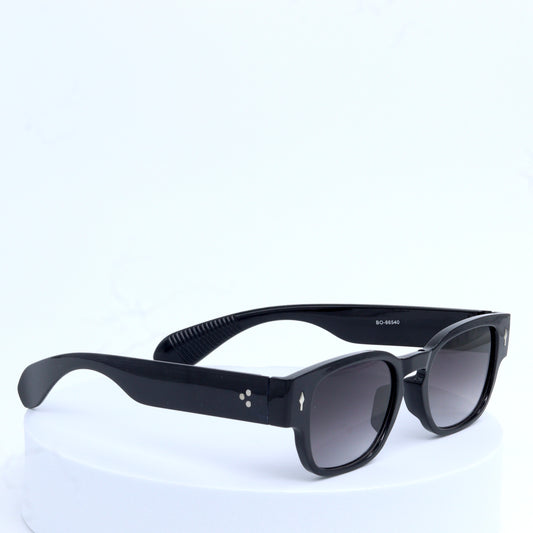 Trendy Unisex Black Frame with Black Shade Sunglasses