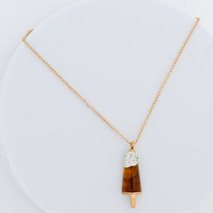 Ice-Cream Gold Pendant