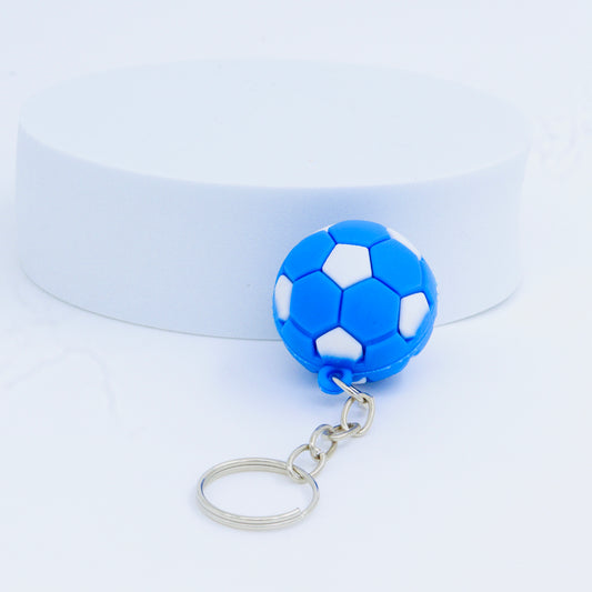 Blue Ball Keychain
