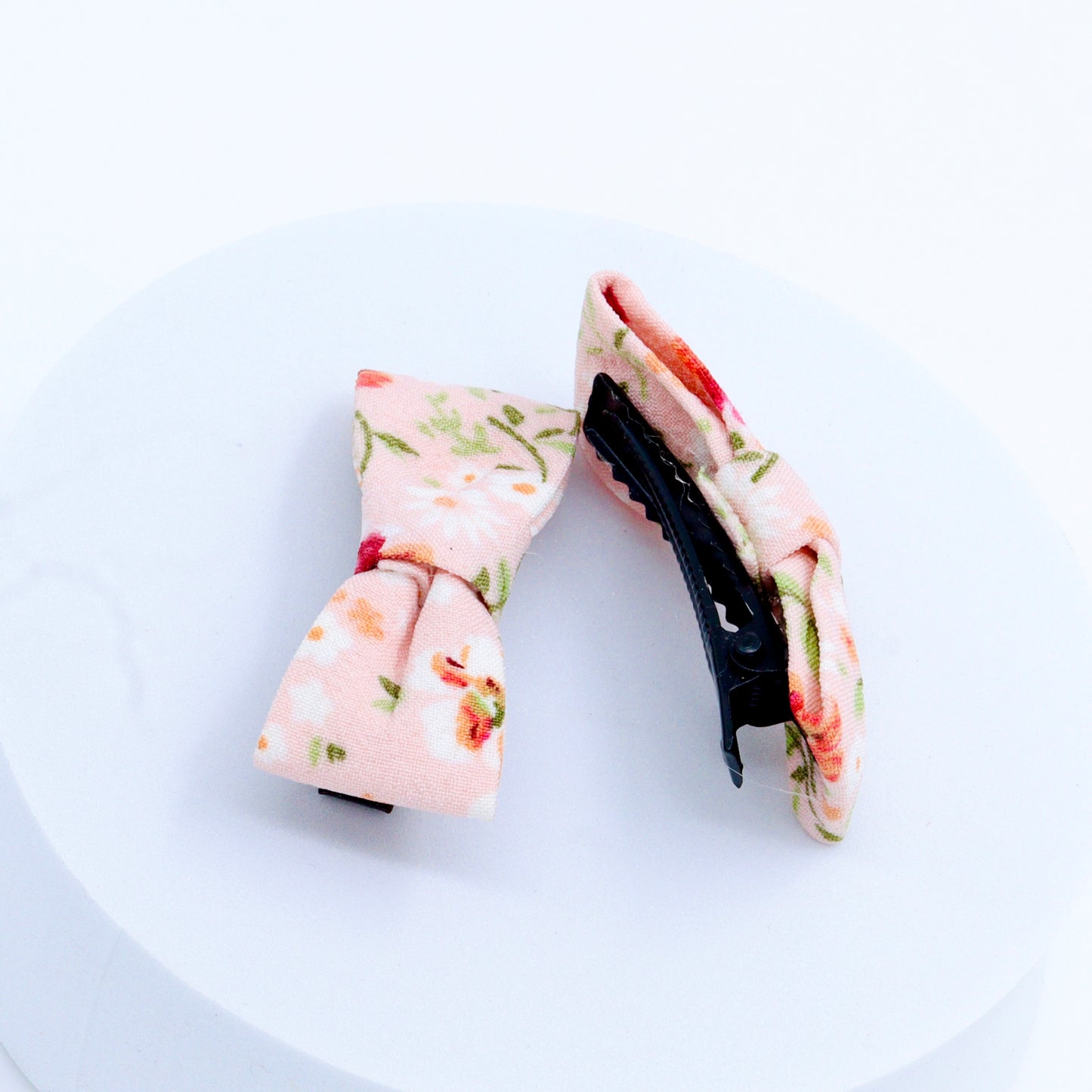 Light Pink Bow Baby Hair Clips