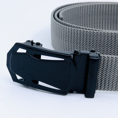 Men's Nylon Fabric Belt, Metal Flap Buckle