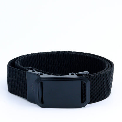 Men's Nylon Fabric Belt, Metal Flap Buckle