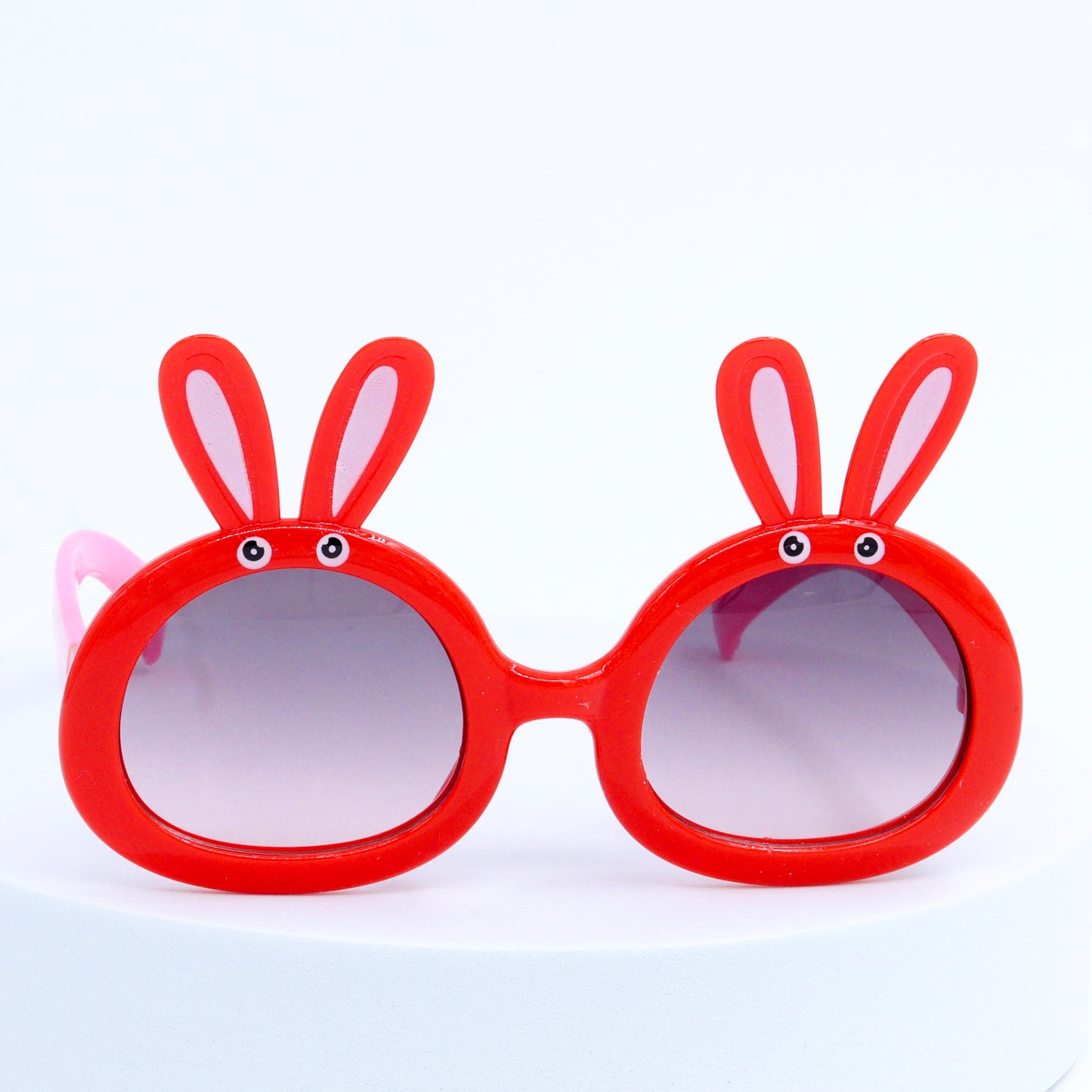 Kids Rabbit Sunglass Red-Pink