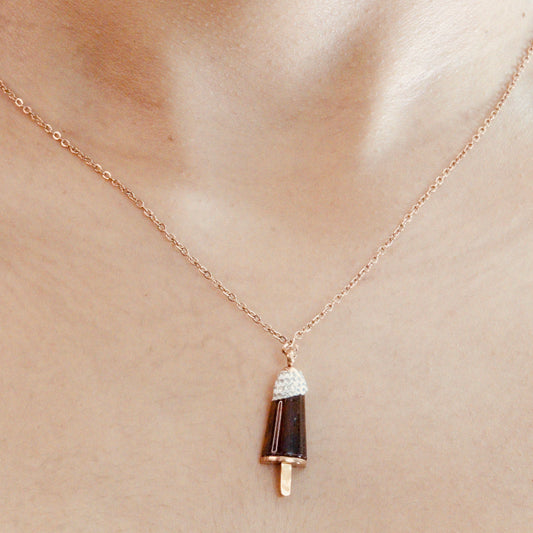 Ice-Cream Gold Pendant