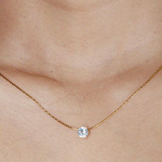 Round Gold Pendant