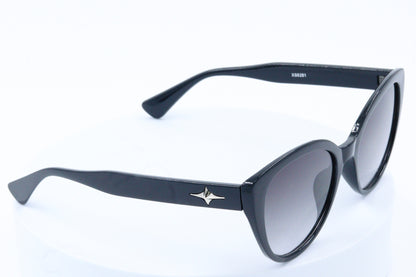 Trendy Women Cat-eye Black Printed Shade Sunglass