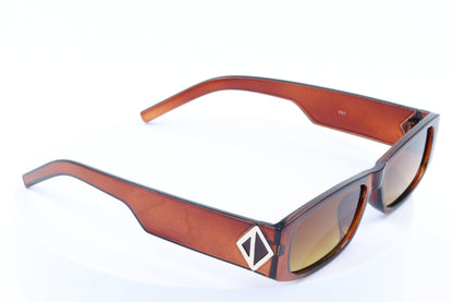 Trendy Unisex Dark Brown Shade Sunglass