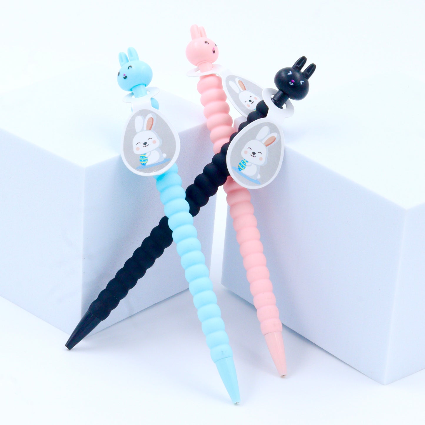 Bunny Pencil Black/Blue/Pink Combo