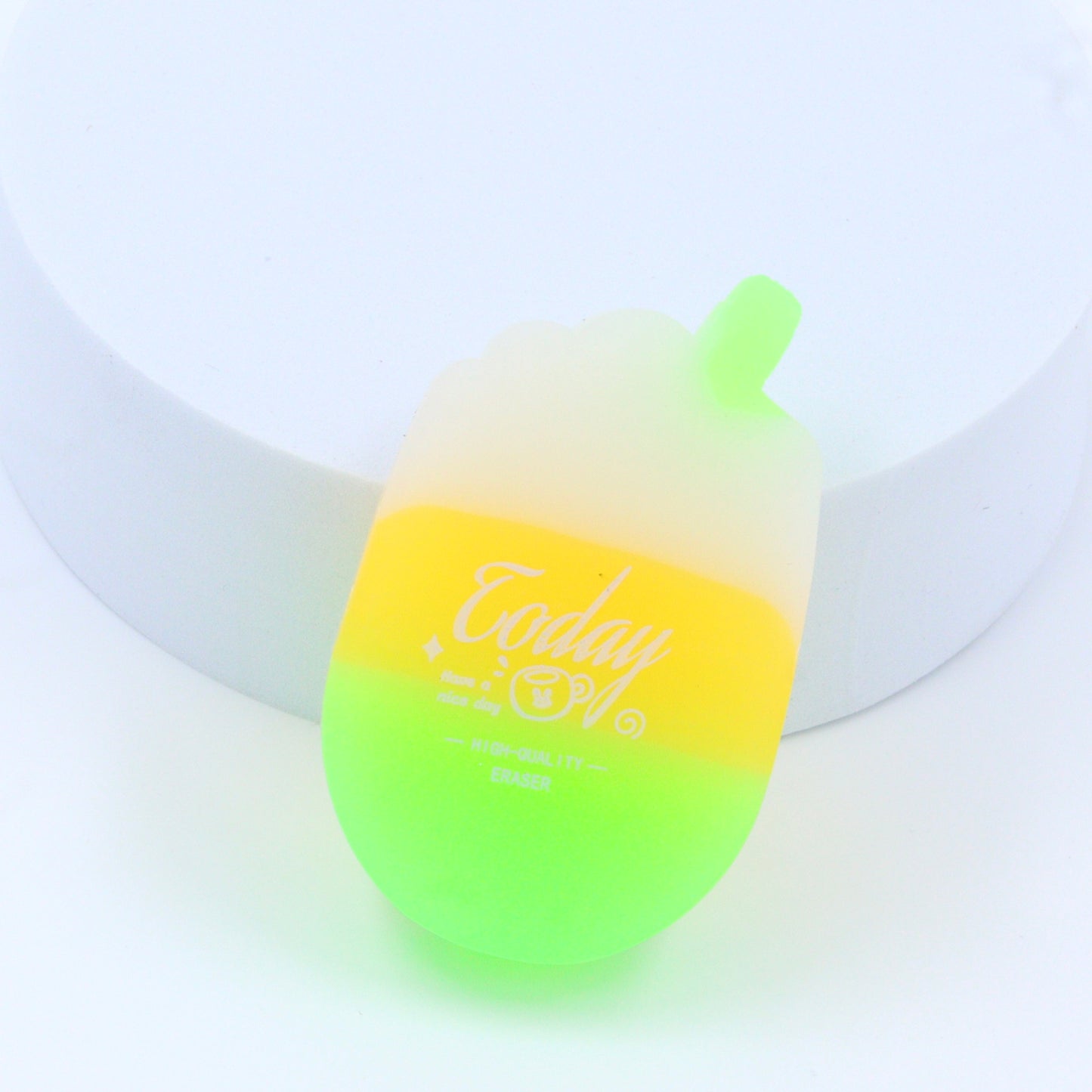 Ice Cream Shape Green Eraser