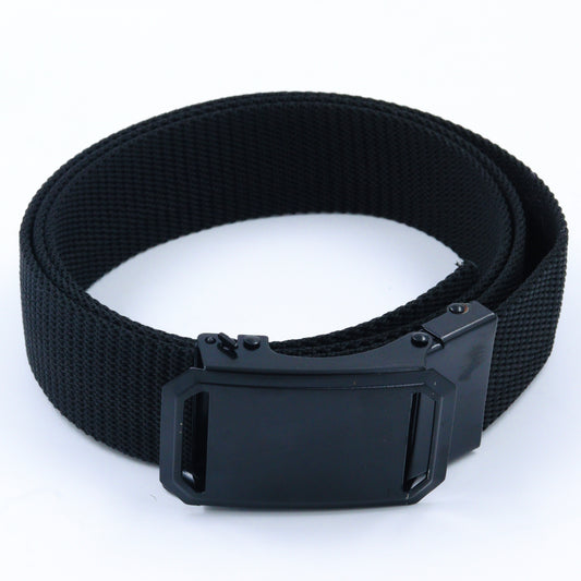 Kids Nylon Fabric Belt, Metal Flap Buckle