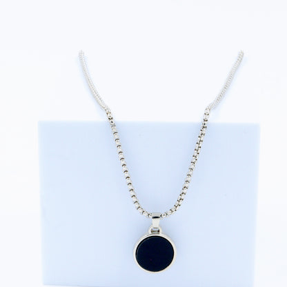Black Round Necklace